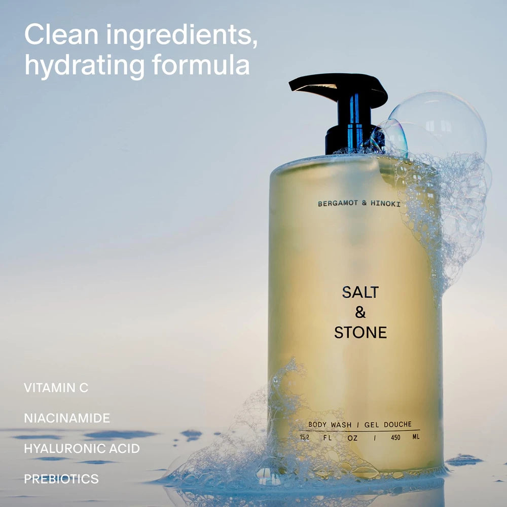 Salt and Stone Bergamot and Hinoki Body Wash
